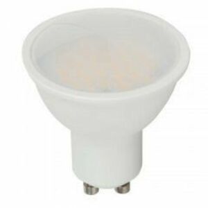 LED spot égő GU10 8W HidegFehér/6000K 800lumen tejüveg 3év garancia kép