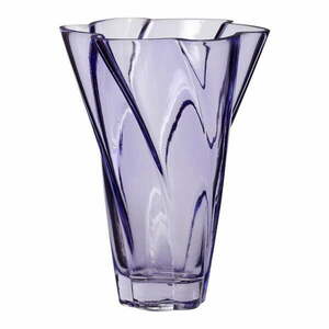 Lila üveg kézzel készített váza (magasság 18 cm) Bloom – Hübsch kép