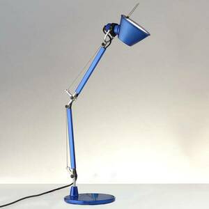 Artemide Tolomeo Micro asztali lámpa, kék-metál kép