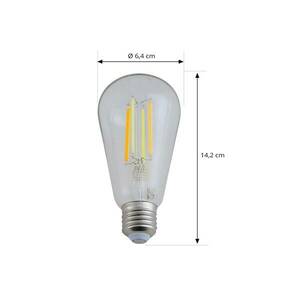 LUUMR Intelligens LED E27 ST64 7W világos ZigBee Tuya Philips Hue kép