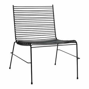 Fekete fém kerti fotel String – Hübsch kép