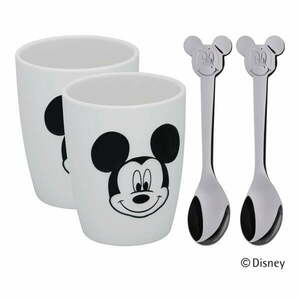 Mickey Mouse 2 db pohár és 2 db kanál szett 250 ml - Mickey Mouse kép