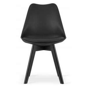 Skandináv stílusú szék, Mercaton, Mark, PP, fa, fekete, 49x55.5.5... kép