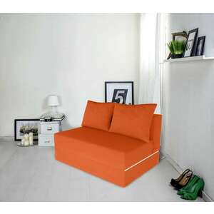 Urban Living Kihúzhatós kanapé, 136x80x40 cm, narancssárga kép