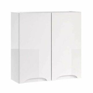 Mirano Selvia fürdőszoba faliszekrény 60x60cm, fényes fehér kép