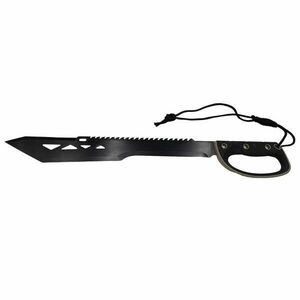 IdeallStore® kard, 65 cm, rozsdamentes acél, fekete, tok mellékelve kép