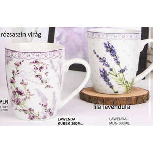 Lavenda porcelánbögre 340ml kép