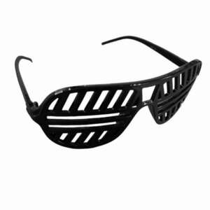 Party szemüveg - Keresztrácsos fekete kép
