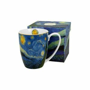 D.G.27143 Porcelánbögre 380ml dobozban, Van Gogh: Csillagos éj kép