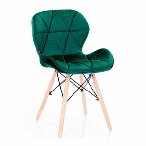 Skandináv stílusú szék szett “Silla" - 4 db - Sárga kép