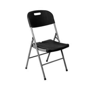 Összecsukható kerti szék - Fekete - 4 darab kép