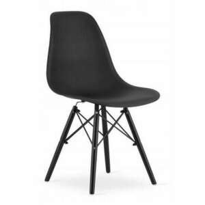 Artool, Skandináv stílusú szék, Osaka, PP, fa, fekete, 46x54x81 cm kép