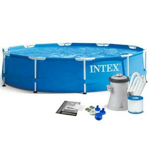 Intex 305x76cm Fémvázas medence, szivattyúval (28202) kép