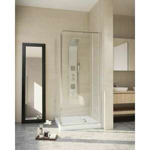 Zuhanykabin ajtó állítható szélesség 76-90 cm között 185 cm magas kép
