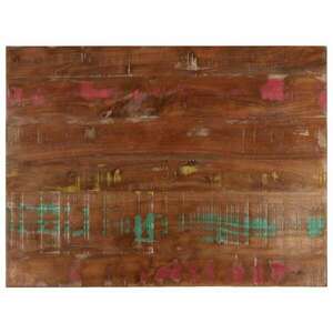 vidaXL tömör újrahasznosított fa téglalap alakú asztallap 80x70x3, 8 cm kép