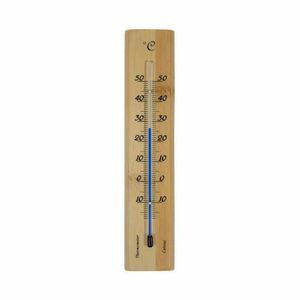 Fali hőmérő KELVIN 9 bambusz, 19x4x1cm kép