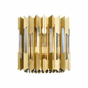 Prémium fém-kristály fali lámpa arany Milagro Ritz Gold (ML0397) 2xE14 kép