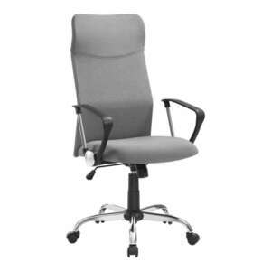 Irodai szék, ergonomikus szék párnázott üléssel, szürke kép