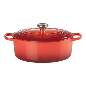 Le Creuset Signature 27cm Öntöttvas lábas - Piros kép