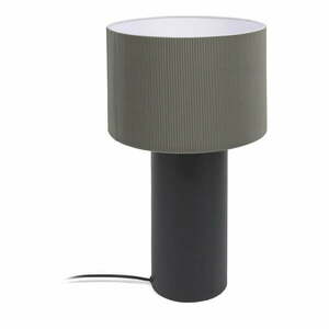 Fekete-szürke asztali lámpa fém búrával (magasság 50 cm) Domicina – Kave Home kép