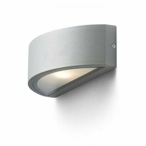 LESA fali lámpa ezüstszürke 230V E27 26W IP54 kép
