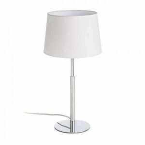 BROADWAY asztali lámpa fehér króm 230V E27 42W kép