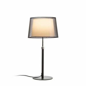 ESPLANADE asztali lámpa átlátszó fekete/fehér króm 230V E27 42W kép