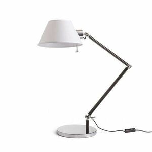 MONTANA asztali lámpa fehér/fekete króm 230V E27 28W kép