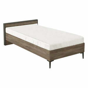 Natúr színű egyszemélyes ágy ágyráccsal 90x200 cm AR5 – Kalune Design kép