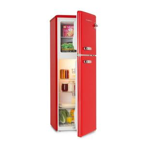 Klarstein Audrey, kombinált hűtő-fagyasztó, 97l/39l, Retro-Look, 2 szintes kép