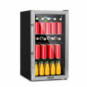 Klarstein Beersafe 3XL, hűtőszekrény, 98 liter, 4 csúsztatható polc, 7 szint, fekete kép