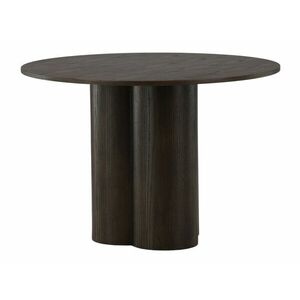 Asztal Dallas 3195, Sötét dió, 75cm, Közepes sűrűségű farostlemez, Természetes fa furnér, Természetes fa furnér, Közepes sűrűségű farostlemez kép