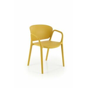 K491 mustár műanyag szék kép