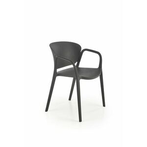 K491 fekete műanyag szék kép