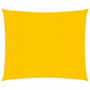 vidaXL sárga négyzet alakú HDPE napvitorla 160 g/m² 4, 5x4, 5 m kép