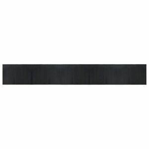 vidaXL négyszögletű fekete bambusz szőnyeg 70 x 500 cm kép
