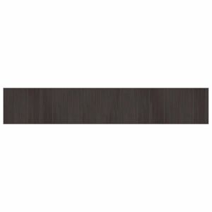 vidaXL négyszögletű sötétbarna bambusz szőnyeg 70 x 400 cm kép