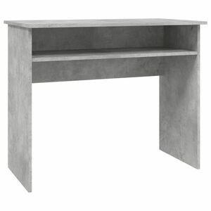 vidaXL betonszürke szerelt fa íróasztal 90 x 50 x 74 cm kép
