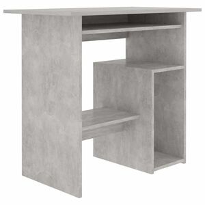 vidaXL betonszürke szerelt fa íróasztal 80 x 45 x 74 cm kép