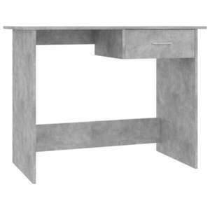 vidaXL betonszürke szerelt fa íróasztal 100 x 50 x 76 cm kép