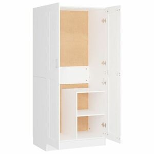 vidaXL fehér szerelt fa ruhásszekrény 82, 5 x 51, 5 x 180 cm kép