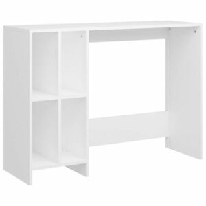 vidaXL fehér szerelt fa laptopasztal 102, 5 x 35 x 75 cm kép