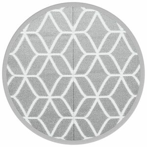 vidaXL szürke polipropilén kültéri szőnyeg Ø160 cm kép
