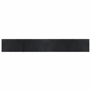 vidaXL négyszögletű fekete bambusz szőnyeg 60 x 400 cm kép