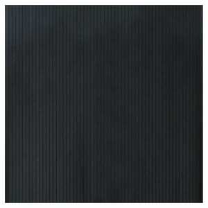 vidaXL négyszögletű fekete bambusz szőnyeg 100 x 100 cm kép