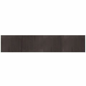 vidaXL négyszögletű sötétbarna bambusz szőnyeg 80 x 400 cm kép
