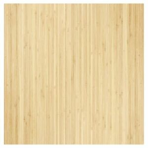 vidaXL négyszögletű világos természetes bambusz szőnyeg 100 x 100 cm kép