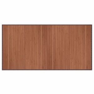 vidaXL négyszögletű barna bambusz szőnyeg 100 x 200 cm kép
