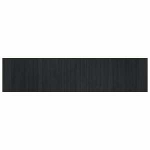 vidaXL négyszögletű fekete bambusz szőnyeg 70 x 300 cm kép