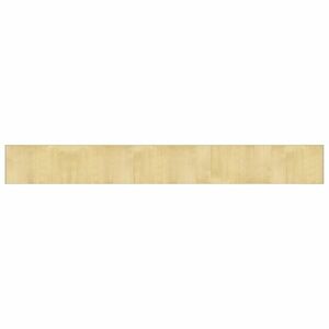 vidaXL négyszögletű világos természetes bambusz szőnyeg 60 x 500 cm kép